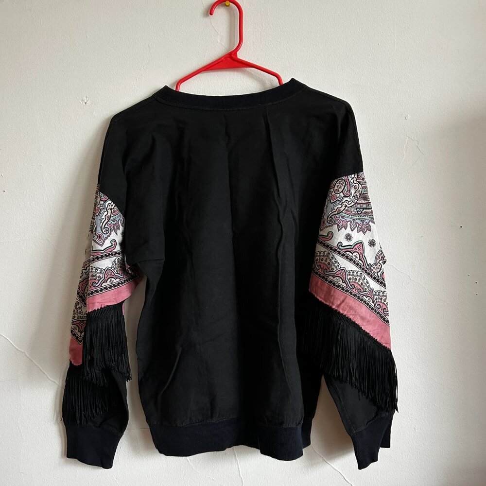 *Rare Vintage* Hazelwood Southwest Fashion Vintage Fringe Shirt (Medium) - Picture 3 of 6